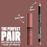 NYX Butter Gloss Brown Sugar Spiked Toffee Nude Lip Gloss 8 Shades view 4
