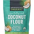 Viva Naturals Organic Coconut Flour (4 lbs) - Gluten Free Flour Substitute for Keto, Paleo and Vegan Baking, Low Fat and Fibe