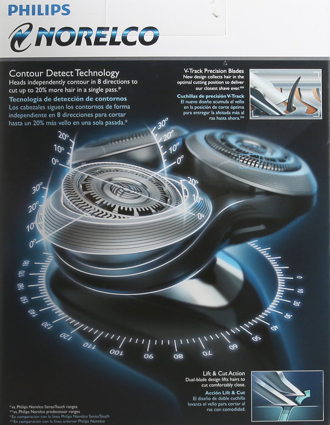 Amazon.com: Philips Norelco Electric Shaver 9700, S9721/84 Standard  packaging: Beauty