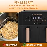 Belaco Air Fryer 9L Dual Zone Digital Display 60 Min Timer BEL-AF-03 view 6