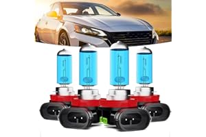 TTDBDAN Halogen Headlights Compatible with Nissan Altima 2007-2018 Headlight Bulbs,H11/H8/H9 High Beam+ H11/H8/H9 Low Beam,Plug And Play,Pack of 4