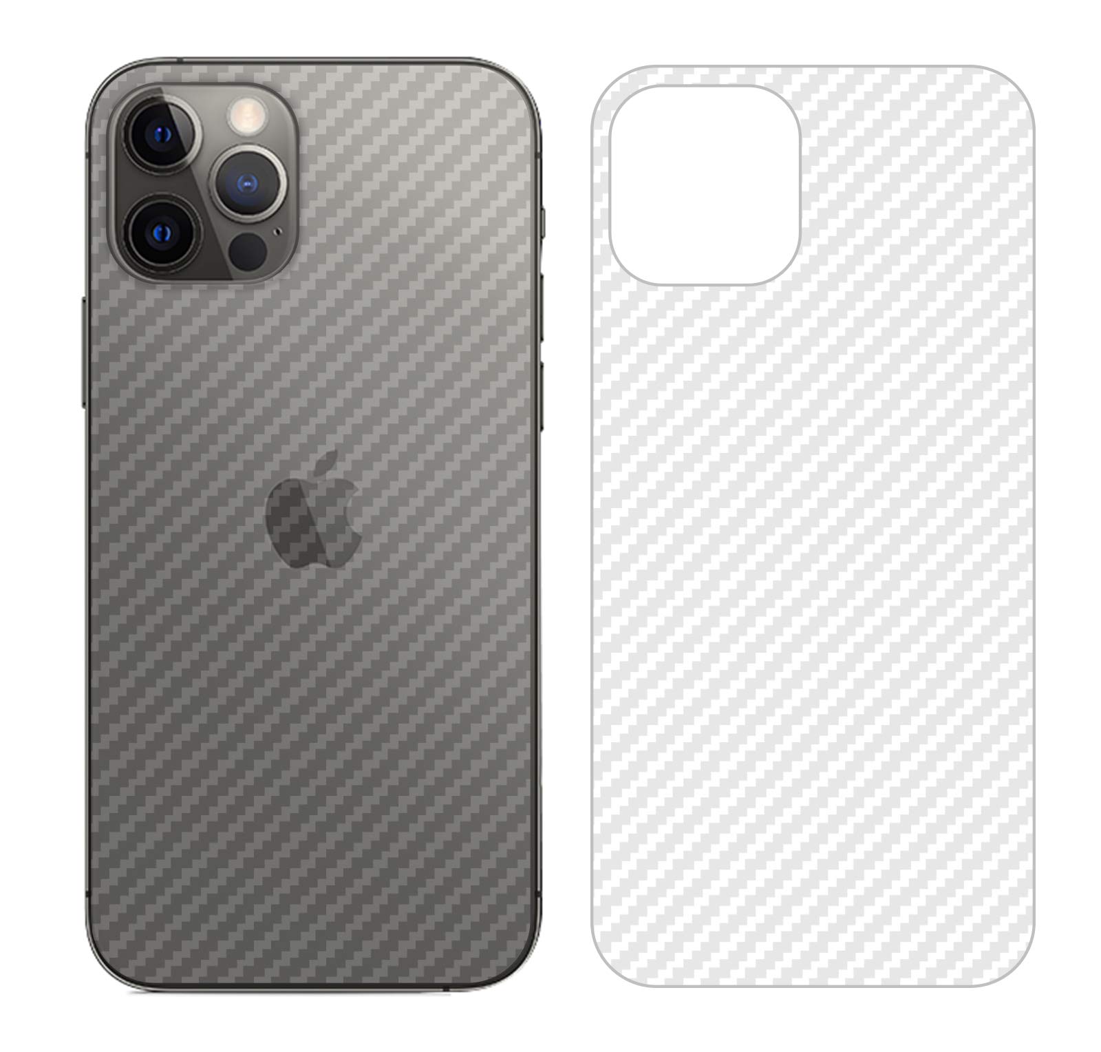 NOKOER iPhone 12 Pro Back Protector Film, 4 Pack, 0.1mm Ultra Slim, Scratchproof, Anti-Fingerprint, Non-Slip, Transparent