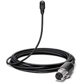 Shure TwinPlex TL47B O-MTQG Omnidirectional Lavalier Microphone with TA4F Connector - Black