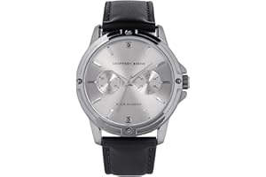 Geoffrey Beene Mens Watches Quartz Analog Wrist Watch for Men with Date Dress Watch Elegant Gift for Men