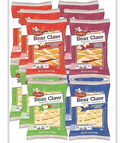 Amazon.com: Cloverhill Danish Fruit Pastry Variety Pack