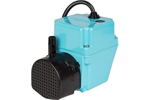 Little Giant 2E-N 300 GPH 115-Volt Manual Oil Filled Submersible Aluminum Direct Drive Submersible Pump, Blue, 502103