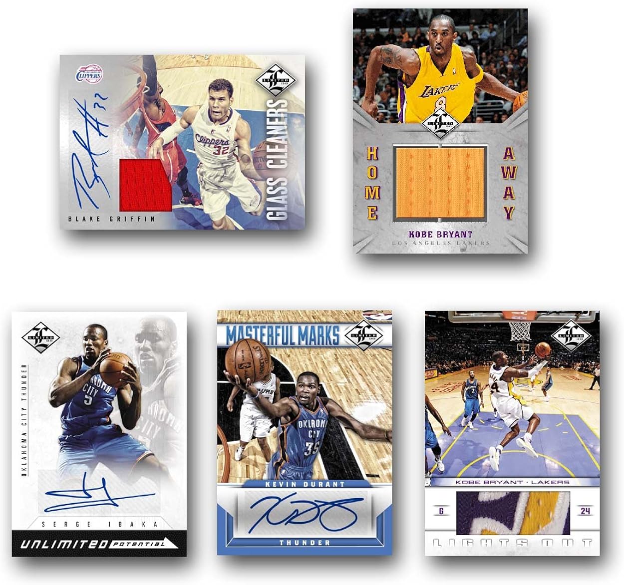 NBA 2012/13 Panini Limited Basketball Trading Cards Clothing