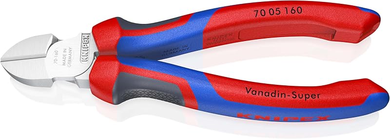 KNIPEX Diagonal Cutter 160 mm Self-Service Card Chrome Comfort Handles 70 05