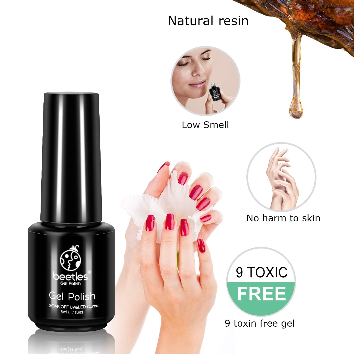 Beetles 23 Pcs Gel Nail Polish Kit-Cozy Campfire Fall Winter Orange Yellow Green Gel Nail Polish Set Colors Collection Soak off LED Nail Lamp Base Top Coat Glitter Gel Polish Nail Kit Christmas Gifts : Beauty