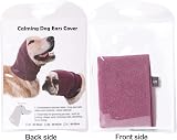 Fozkiery Dog Ear Cover Calming Hood Small for Grooming Bath Drying view 2