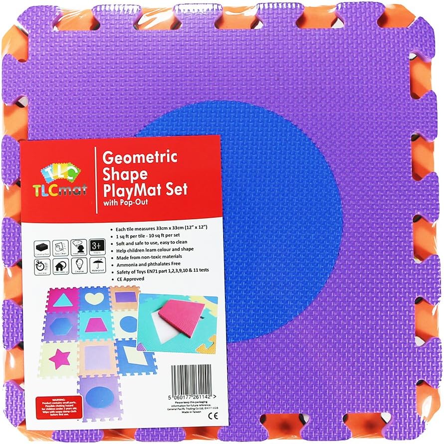 TLCmat Soft Foam Play Mat EN71 Safety Approved NonToxic, Odorless