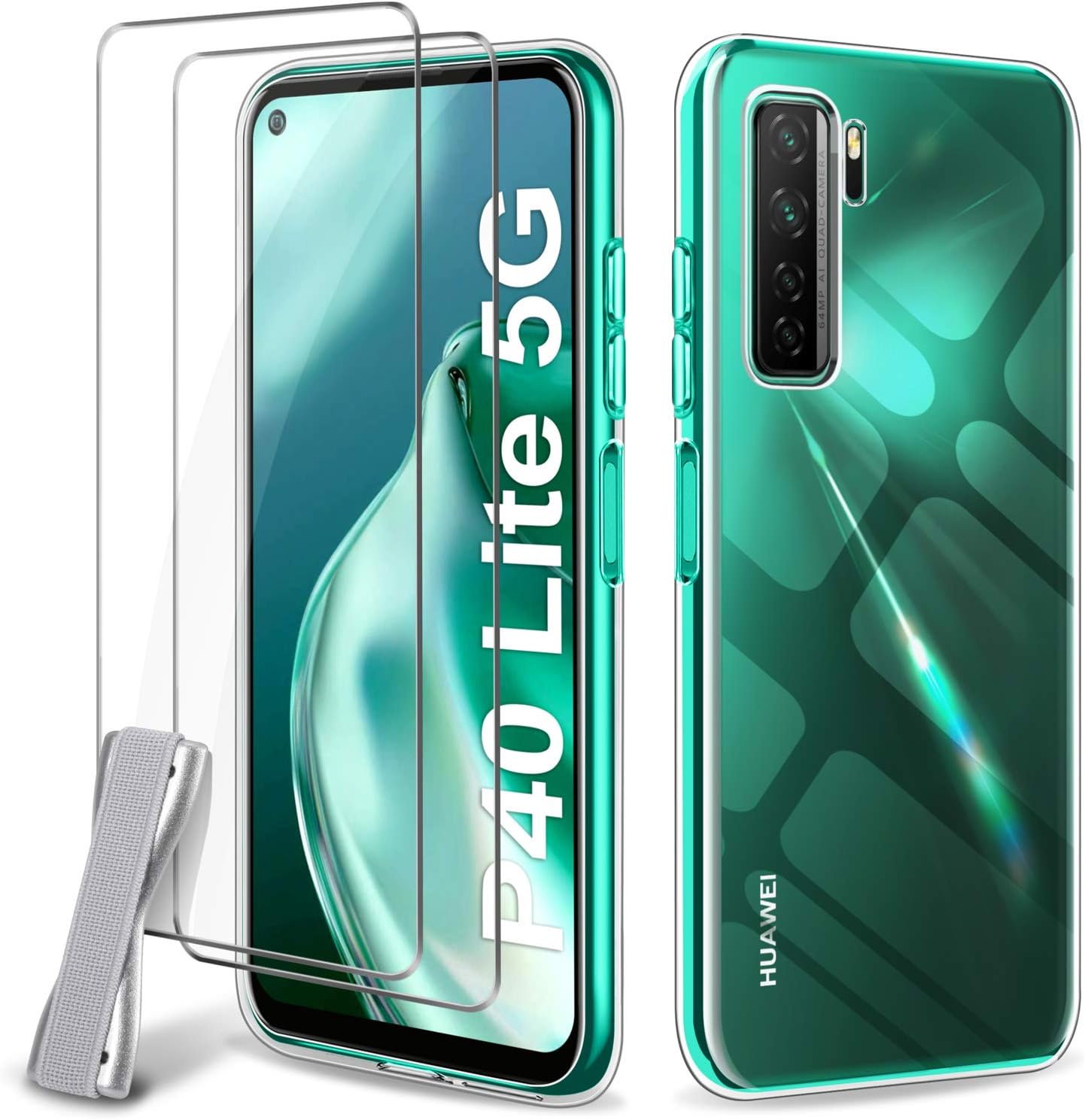 Custodia Trasparente Per Huawei P40 Lite 5G – Cover Sottile Protettiva