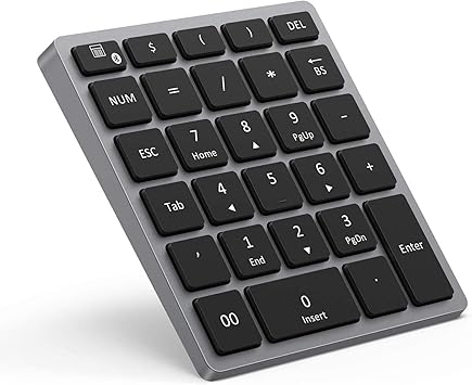 Clavier Numerique Sans Fil Rechargeable Pave Numerique Connection Bluetooth A 28 Touches Pour Ordinateur Portable Bureau Amazon Fr High Tech