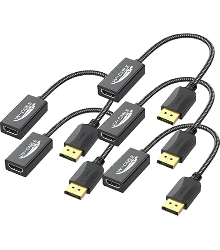 thumbnail interactive-video image 1 of DisplayPort To VGA Adapter 6 Feet - 1080P Video Converter For Computer To Monitor/Projector 1 of 14