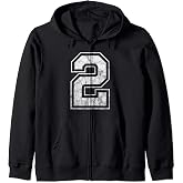 Number 2 Zip Hoodie