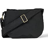 Amazon Essentials Women's Nylon Adjustable Crossbody Flap Bag