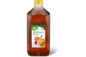 Amazon Fresh, Wildflower Honey, 80 Oz (Previously Happy Belly, Packaging May Vary)