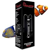 AQUATOP MR-20 Media Reactor &ndash; 95 GPH Up-Flow Filtration System &ndash; With Pump, Tubing &amp; Mount &ndash; For Saltwater or Freshwater Aquariums &ndash; Sump or Hang-On Design