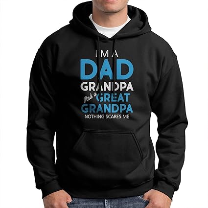 Amazon.com: Funny Hoodie Grandpa Gift Long Sleeve Hooded Sweatshirt Grandpa Pullover Hoodie 