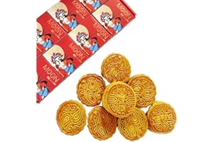 Phuumy 1.76lb Authentic Chinese Mooncakes With a Delicious Tiramisu Twist Chinese Cookies Asian Snacks With, Moon Pies Mix For Irresistible Moon Cakes 8Pcs