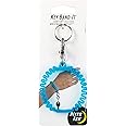 Nite Ize KWB-03-R6 Key Band-It, Stretch Wristband Key Chain With S-Biner Clip, Blue