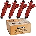 35310-2E000 OE 1.8L Performance Fuel Injectors,Compatible with/Hyundai 1.8 Elantra 2011 2012 2013 2014 2015 2016,Compatible with/Kia Forte 2014-2016 |12 Holes| |Set of 4|