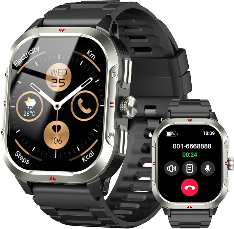 2026 Smartwatch Uomo GPS,2.06" HD AMOLED Orologio Smartwatch con Chiamate