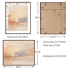 23x29 Oak Wood Frame, 23"x29" Poster Frame, 23x29