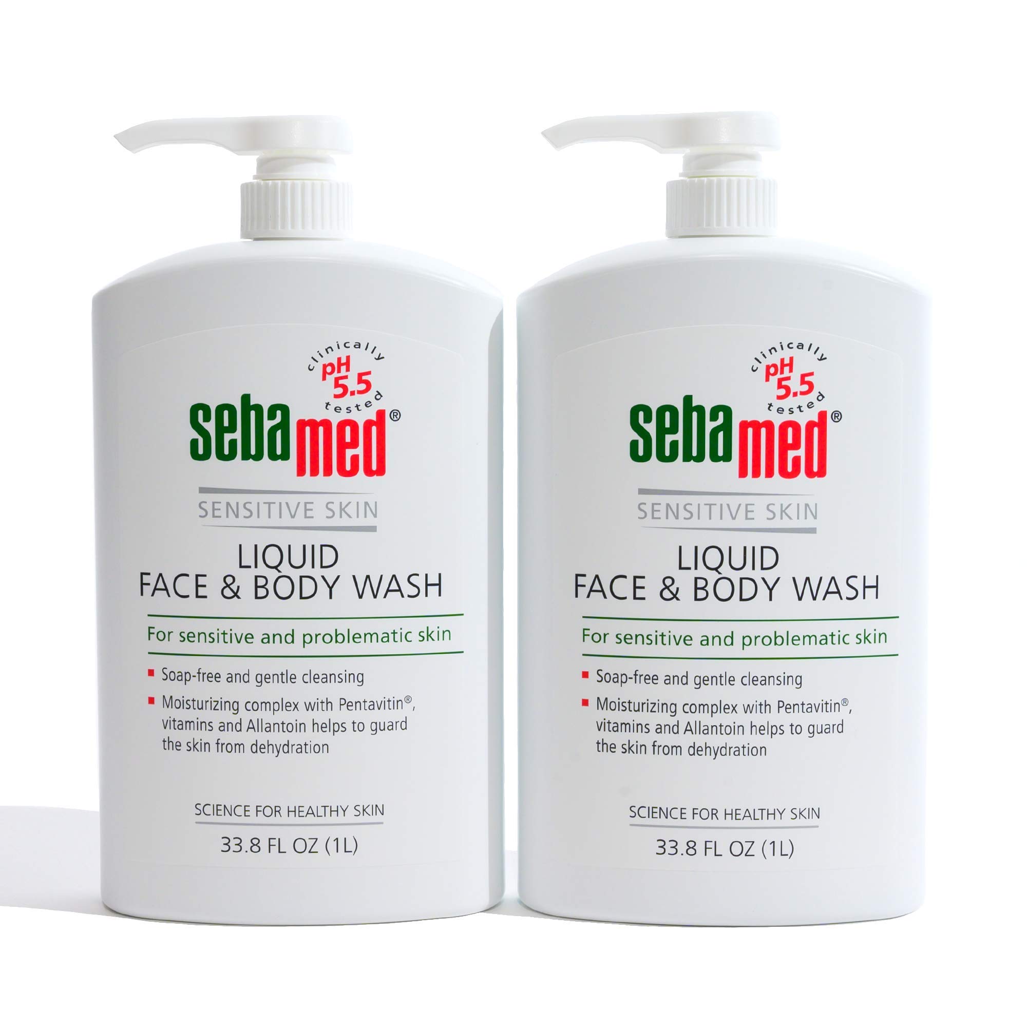 sebamed face & body wash 1 litre