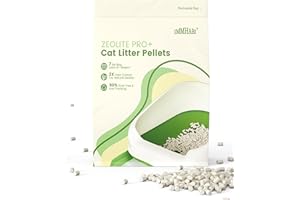 IMMHABI Enhanced Cat Litter Pellets 7 lbs, Generic Litter Refills Exclusively for Shifting Litter Box Systems, Dehydrating Pellets, Zeolite, Long-Lasting Odor Control Non-climping