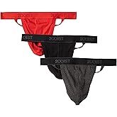 2(X) IST Men's Essential Cotton Y-back Thong 3-pack