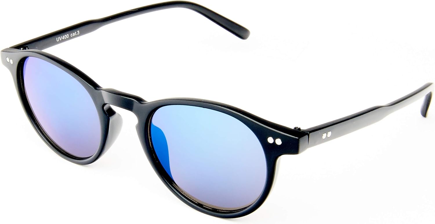 Unisex Sunglasses Cat.3 Black / Blue (19245) Amazon.co.uk Clothing