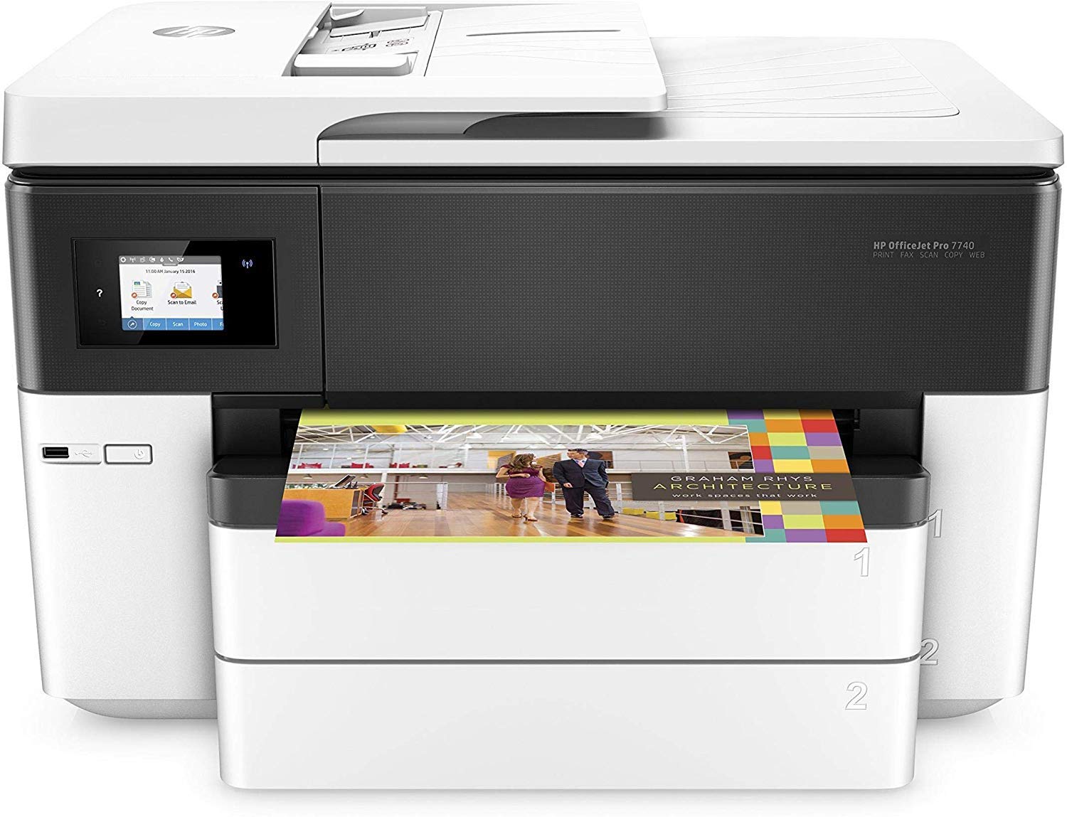 Amazon in Buy Hp Desk Jets G5J38A B1H Officejet Pro 7740 Wide Format