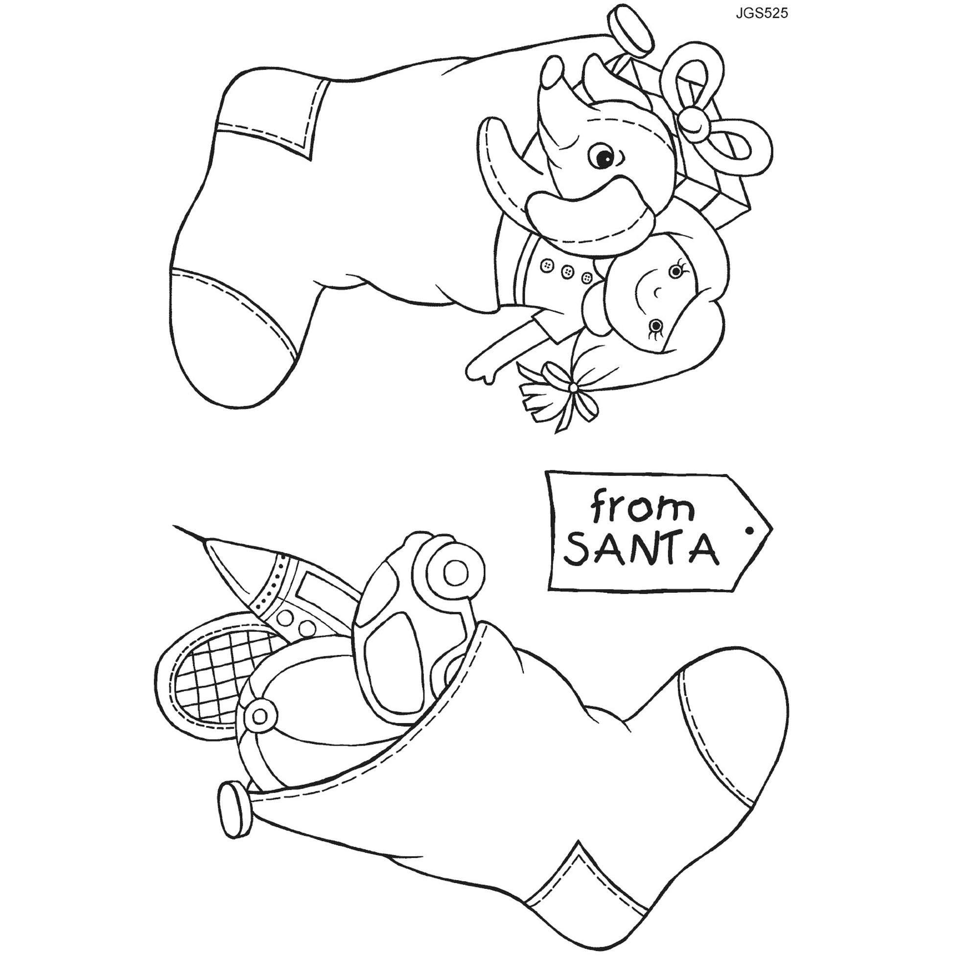Jane Gill - Clear Magic Stamp - The Stuffed Stockings