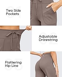 G4Free Yoga Pants with Pockets for Women Wide Leg