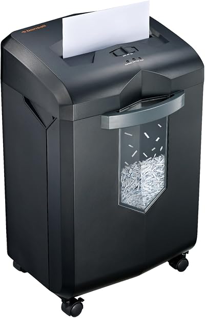 Bonsaii Heavy Duty Paper Shredder 60-Min 18-Sheet Cross Cut 23L Bin C149-C
