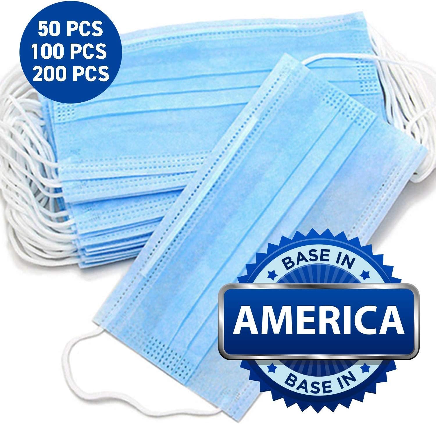 30 PCS Disposable Masks Disposable Eye Mask Dust Breathable Earloop Face Mask Comfortable Sanitary Mask Thick 3-Layer Masks