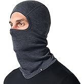 Merino Protect Merino Wool Balaclava for Men Women Thermal Face Mask Winter Face Covering for Hunting Skiing