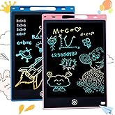 2 Pack LCD Writing Tablet for Kids,10 Inch Colorful Drawing Tablet,Board Writing Tablet,Doodle Board,Educational Learning Toys Birthday Gifts for Boys Girls Age 3 4 5 6 7 8