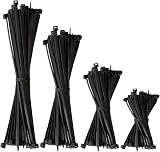Beeway Cable Ties 120 Pack 3.6mm Assorted Lengths 100/150/200/300mm