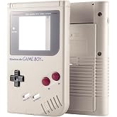 eXtremeRate Gray Replacement Full Housing Shell for Gameboy Classic 1989 GB DMG-01 Console with Screen Lens &amp; Buttons - Handheld Game Console NOT Included