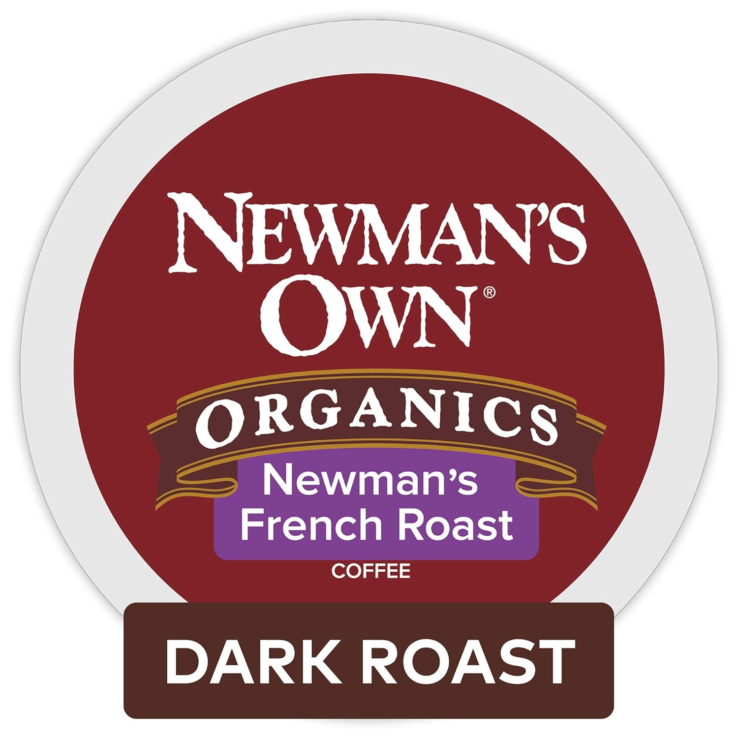 Newman's Own Organics French Roast Keurig K Cup Pods, Dark Roast Coffee, 96 Count