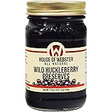 House of Webster Wild Huckleberry Preserves 17.5 oz