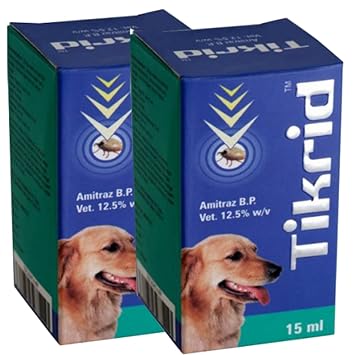 All4Pets Tikrid Anti Ticks Liquid - 15Ml (Pack Of 2)