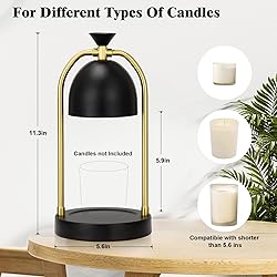 Hong-in Candle Warmer Lamp with Timer and