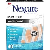 Nexcare™ Max Hold Waterproof Bandages, Assorted 40 ct value pack