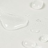 Furlinic Beige Shower Curtain Anti Mould Waterproof 100x200cm Polyester view 3