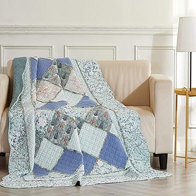 VIVILINEN Reversible Floral Patchwork Quilted Throw Zimbabwe Ubuy