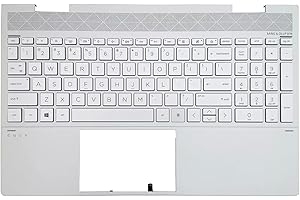 wzqrps Replacement Laptop Upper Case Palmrest Backlit Keyboard Assembly Part for HP Envy X360 15 ED 15-ED 15M-ED 15M-ED0013DX