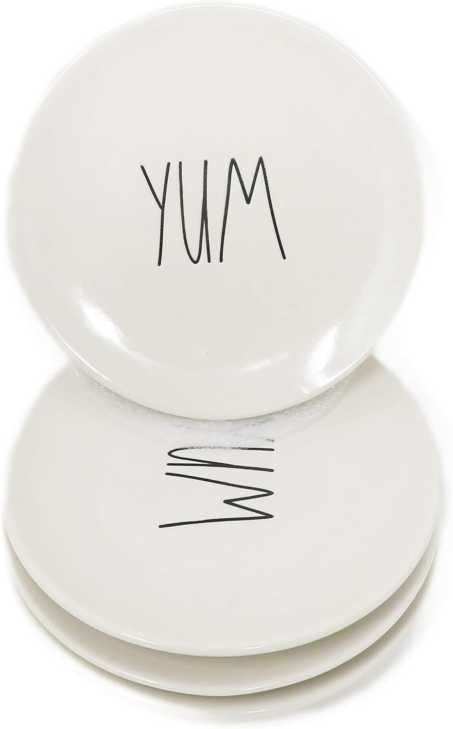 YUM Ceramic LL Appetizer Plates 